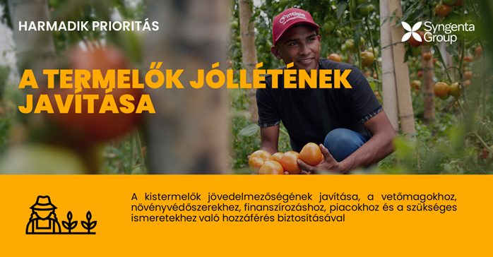 A termelők jóllétének javítása