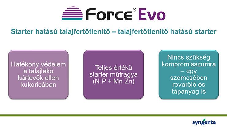 Starterhatású talajfertőtlenítő - talajfertőtlenítő hatású starter - Force Evo