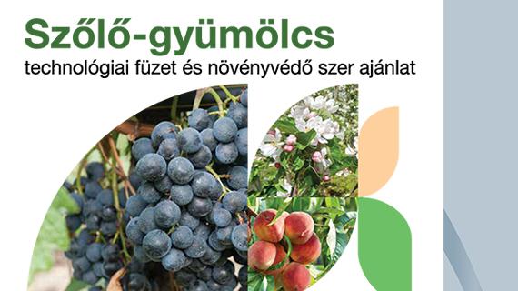 Szőlő-gyümölcs technológiai füzet és növényvédő szer ajánlat - 2026