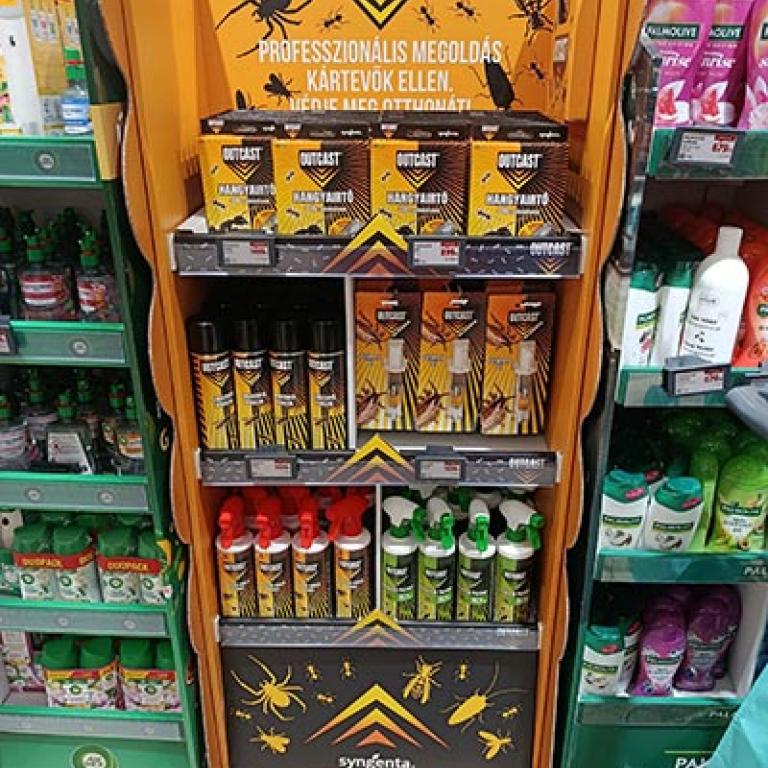Nagy sikerrel debütált a Syngenta Outcast háztartási rovarirtó termékcsaládja a Lidl üzleteiben