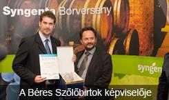 A Béres Szőlőbirtok képviselője