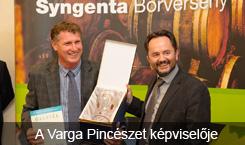 A Varga Pincészet képviselője
